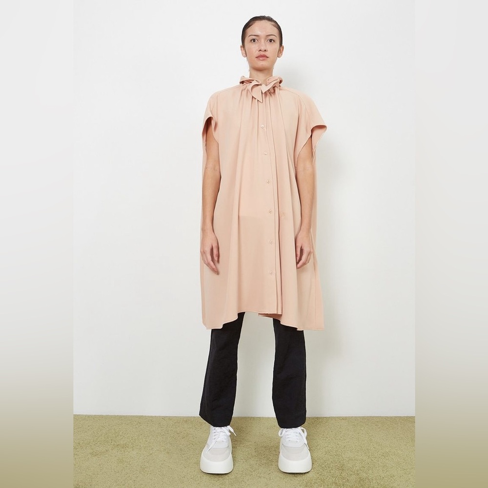 Margiela Oversized Ruffle Collar Dress